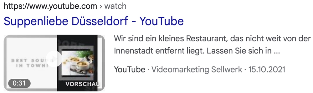 Sellwerk Düsseldorf Suppenliebe bei Youtube